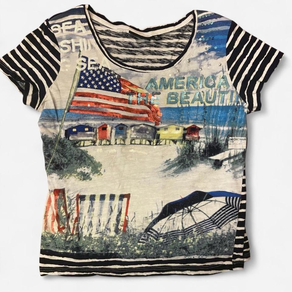 Americana sequin tee